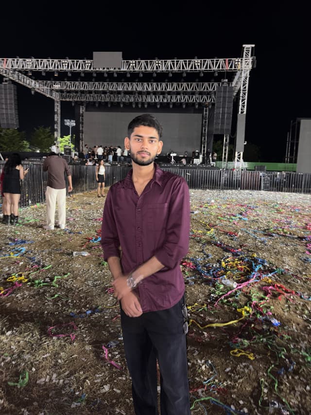 Yash Yadav - Joint Head of Events